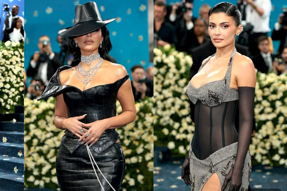 Gaya Serba Monokrom Keluarga Kardashian-Jenner di Met Gala 2025, Kendall Jenner Tampil Corporate Core, Kim Kardashian Pakai Dress Kulit