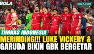 Kompak dan Penuh Makna, Momen Khidmat Luke Vickery dan Pemain Timnas Indonesia Nyanyikan Tanah Airku