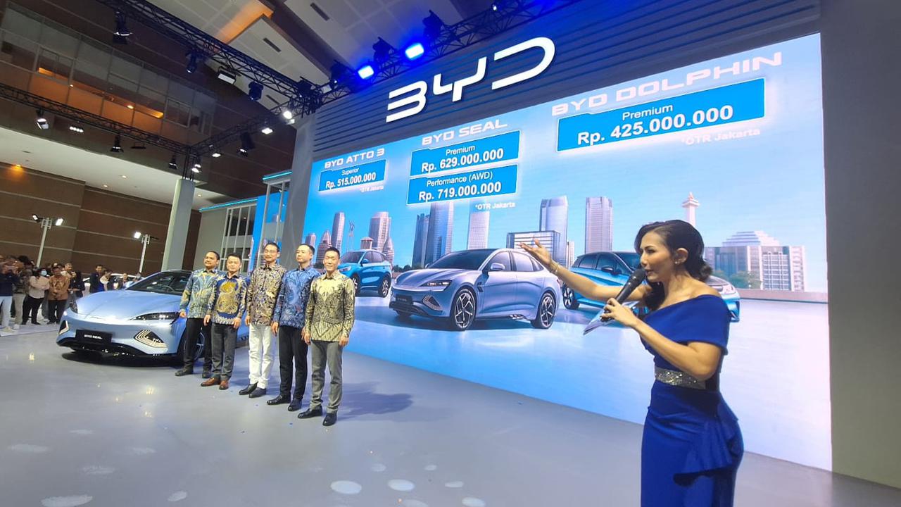 BYD Kuasai 52,6% Pasar Mobil Listrik di Indonesia