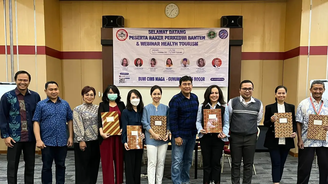 Raker PERKEDWI Banten & Webinar Wisata Medis. (Liputan.com/ ist)