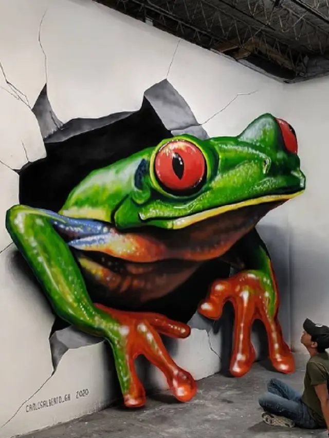 Tampak Nyata, Seni Anamorphic Karya Seniman Meksiko Ini Bikin Kagum