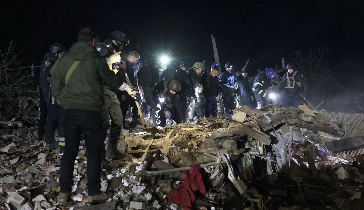 Kramatorsk merupakan sebuah wilayah yang berjarak sekitar 20 kilometer (12 mil) dari garis depan di Ukraina timur. (Anatolii STEPANOV/AFP)