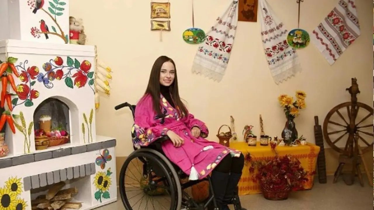 Model disabilitas Ukraina Oksana Kononets