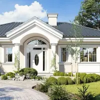 Model Rumah Modern Antik 1 Lantai yang Punya Kesan Keren Plus Nostalgik (Foto: pinterest.com/mgproject.com.pl)