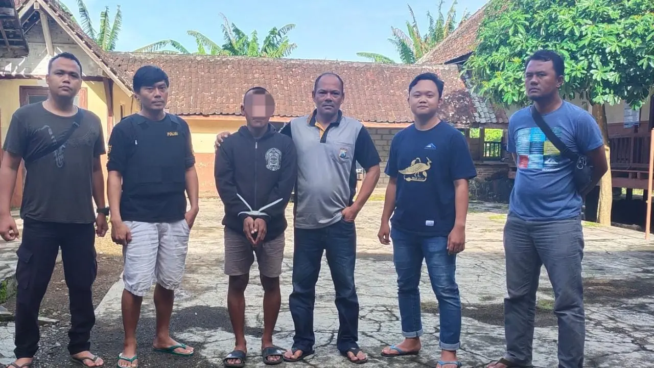 Tersangka Pembacokan  petugas perhutani di Banyuwangi ditangkap polisi (Istimewa)