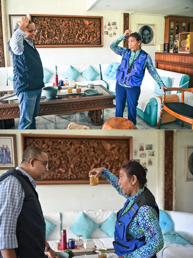 Anies Baswedan dan Susi Pudjiastuti. (Foto: Dok. Instagram @aniesbaswedan)