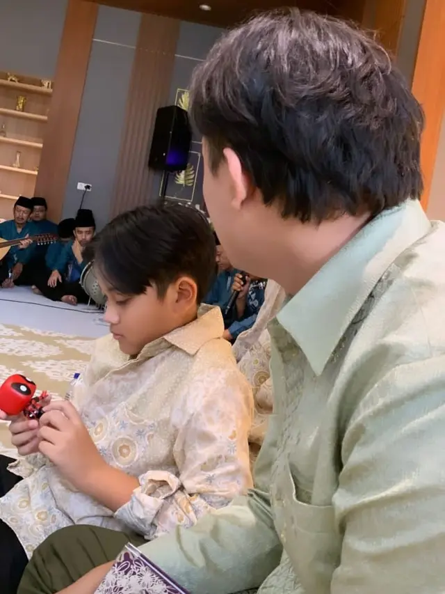 Rizky Febian dan Ferdy di Acara Pengajian