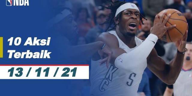 VIDEO: 10 Aksi Terbaik NBA Hari Ini, Salah Satunya Slam Dunk dari Jarrett Allen