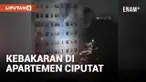 Apartemen di Ciputat Kebakaran, Asap tebal Mengepul di Langit