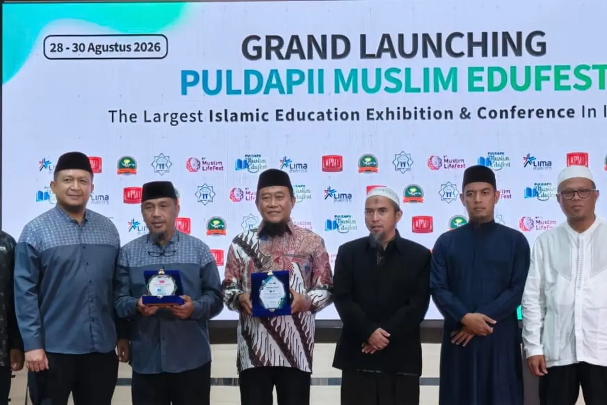 Perkumpulan Lembaga Dakwah dan Pendidikan Islam Indonesia (PULDAPII) bersama LIMA Events menggelar grand launching PULDAPII Muslim EduFest di Pondok Pesantren Al Binaa Islamic Boarding School, Bekasi, Rabu (3/6) (Istimewa)