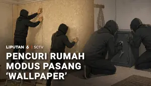 Pencuri Rumah Modus Pasang Wallpaper