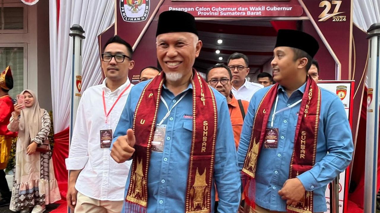 Tak Ada Gugatan ke MK, KPU Tetapkan Mahyeldi-Vasko Pemenang Pilkada Sumbar 2024 Besok
