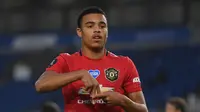 Striker Manchester United (MU),  Mason Greenwood (MIKE HEWITT / POOL / AFP)