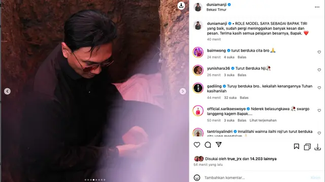 Tinggalkan Banyak Kesan, Anji Sebut Almarhum Hartiyo sebagai Role Model Ayah Tiri yang Baik. (instagram.com/duniamanji)