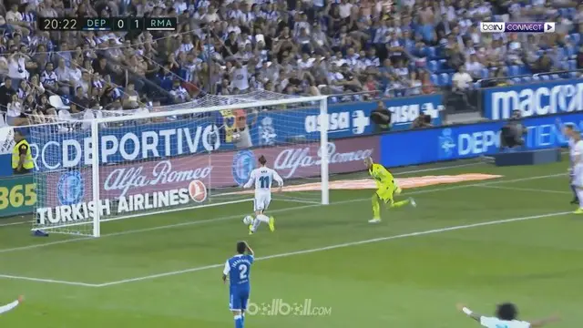 VIDEO: Real Madrid Menang Telak di Kandang Deportivo