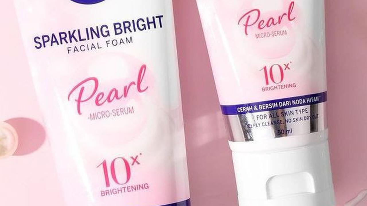 5. Nivea Sparkling Bright Whitening Facial Foam<br>