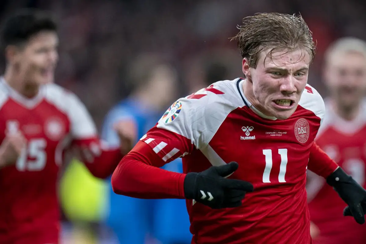 Hattrick Rasmus Hojlund Bawa Denmark Taklukkan Finlandia di Kualifikasi Euro 2024