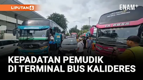 VIDEO: 2.000 Lebih Pemudik Berangkat dari Terminal Bus Kalideres