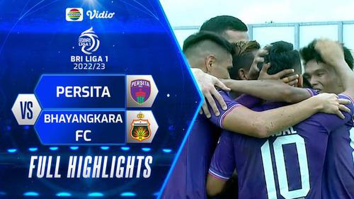 VIDEO: Persita Menang Tipis 1-0 atas Bhayangkara FC di BRI Liga 1