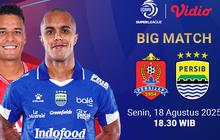 Siaran Langsung BRI Super League 25/26 Persijap vs Persib: Eksklusif di Vidio