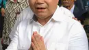 Ronny F Sompie mengaku pertanyaan-pertanyaan itu seputar data perlintasan Harun Masiku. (Liputan6.com/Herman Zakharia)