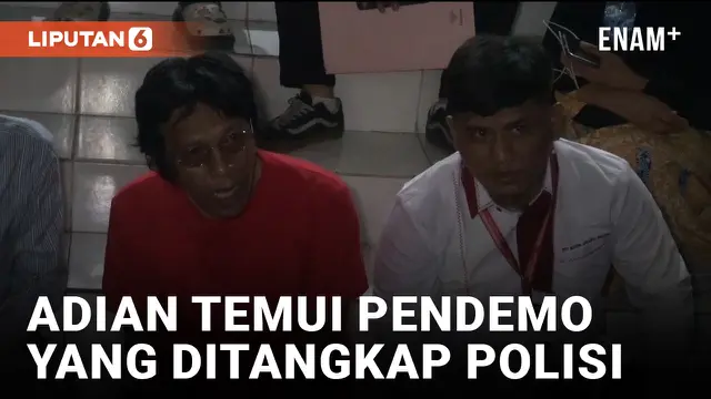 Adian Napitupulu Datangi Massa Demo Penolakan RUU Pilkada yang Ditangkap Polisi