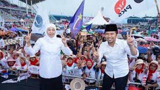Pasalon nomor urut 02 Khofifah-Emil kampanye akbar di Kabupaten Jember (Istimewa)