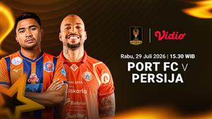 Nonton Piala Presiden - Port FC vs Persija: Menguji Kualitas Dua Filosofi Hanya di Vidio