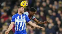 Gelandang Brighton & Hove Albion James Milner baru saja mencatatkan rekor penampilan di Liga Inggris. (AFP/Ben Stansall)