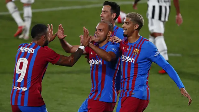 Foto: Setelah Berpisah dengan Messi, Barcelona Mampu Tumbangkan Juventus 3-0