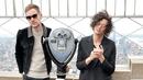 <p>Sama seperti Joe Alwyn, Matty Healy berasal dari Inggris. Pria kelahiran 8 April 1989 ini merupakan vokalis dari band bernama The 1975. (Slaven Vlasic/Getty Images/AFP)</p>