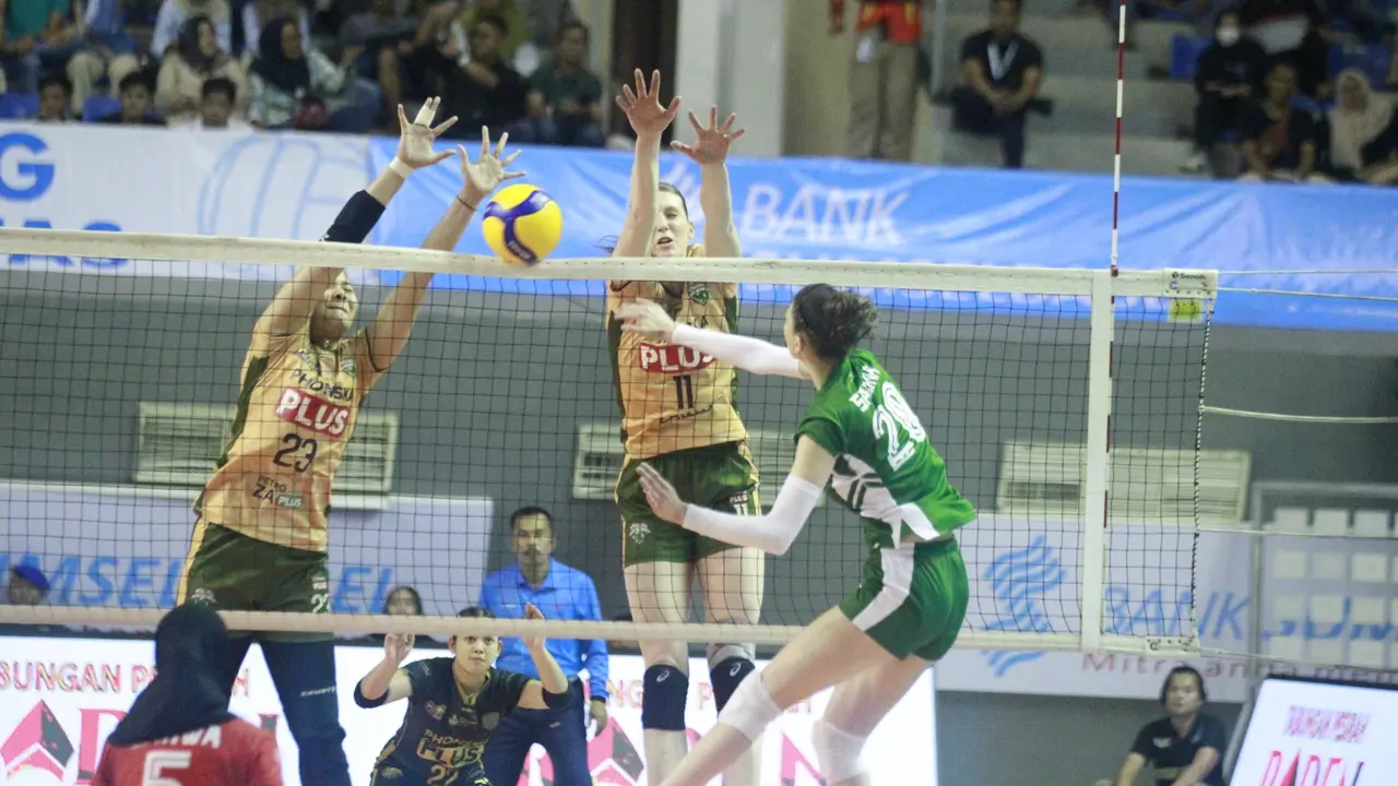 Yogya Falcons vs Gresik Petrokimia Pupuk Indonesia, PLN Mobile Proliga 2025