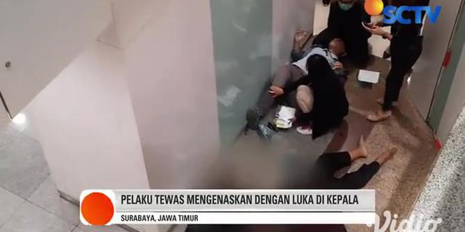 VIDEO: Pria Akhiri Hidup dengan Melompat dari Lantai 2 Mal di Surabaya