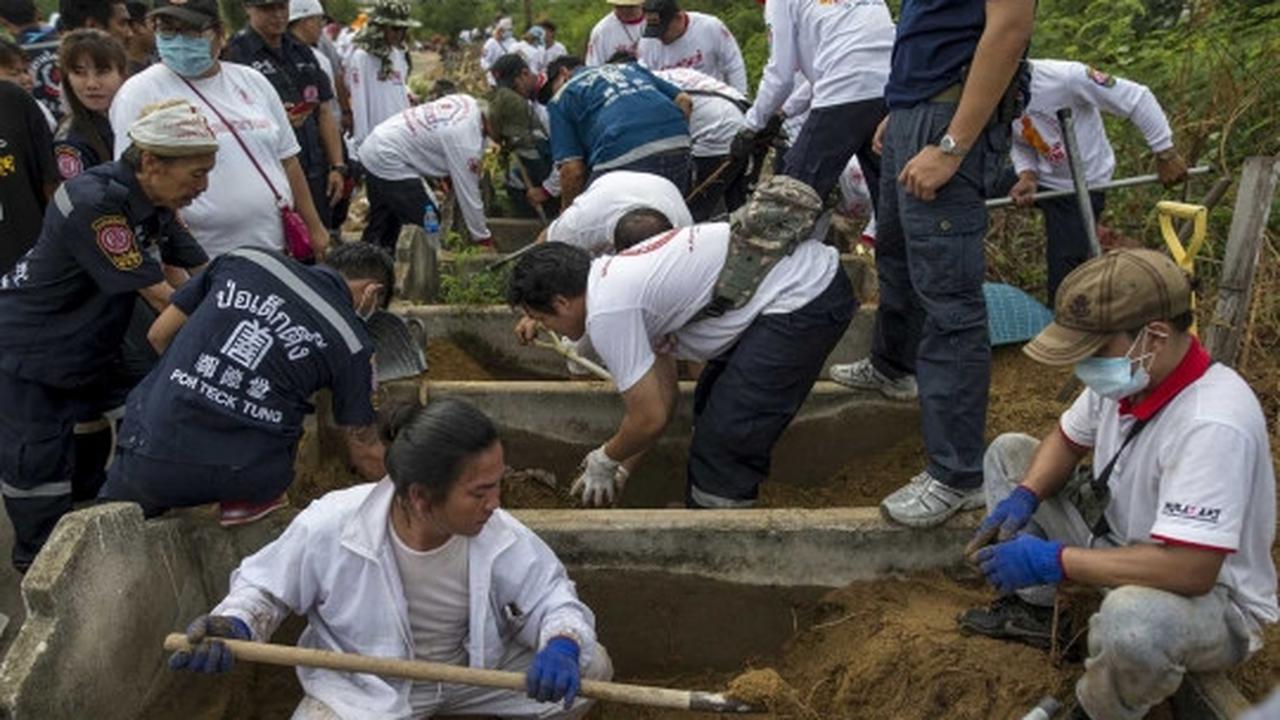 Pembongkaran ribuan makam tak dikenal di Thailand