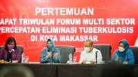 Rapat Triwukan Forum Eliminasi TB Makassar (Liputan6.com)