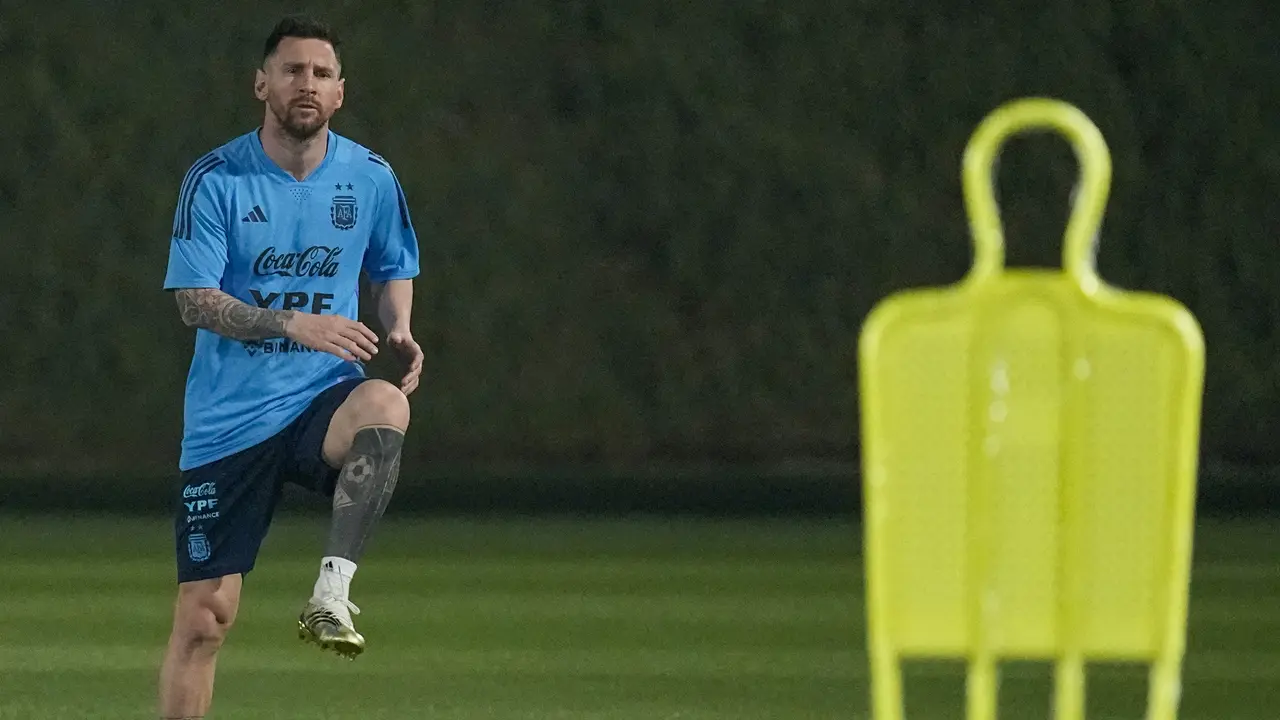 Piala Dunia 2022, Lionel Messi Berlatih Sendiri