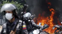 Krisis politik di Venezuela (AP Photo/Ariana Cubillos)
