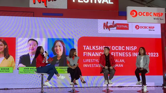Najwa Shihab hadir dalam Nyala Festival memberi banyak inspirasi bagi anak muda tentang mengatur keuangan