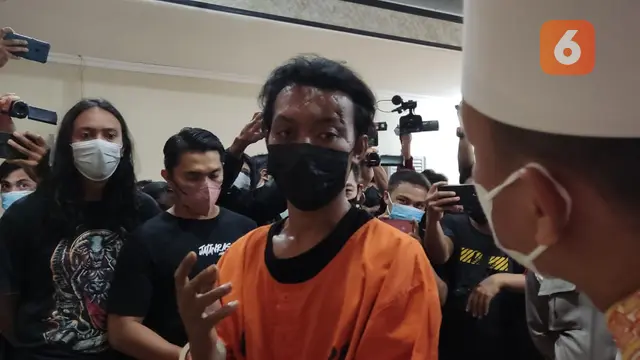 Kabba (22) pelaku pembakaran mimbar Masjid Raya Makassar (Liputan6.com/Fauzan)