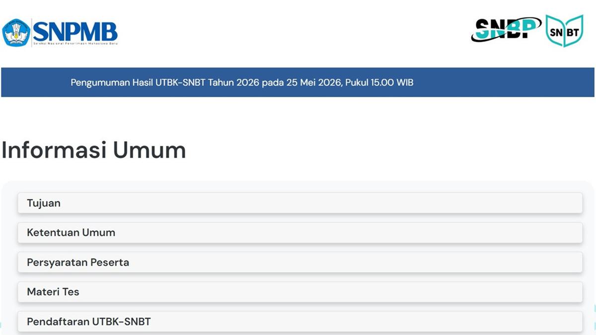Pengumuman SNBT 2026: Jadwal, Link Resmi, dan Cara Cek Hasil