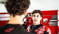 Marc Marquez saat mengikuti tes pramusim MotoGP Sepang 2026. (X/Ducati)