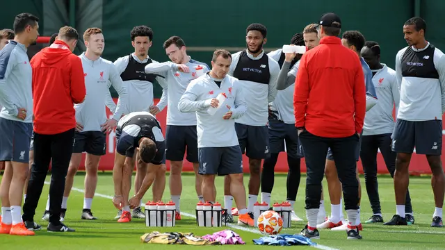 Juergen Klopp Pantau Latihan Liverpool Jelang Hadapi Tottenham