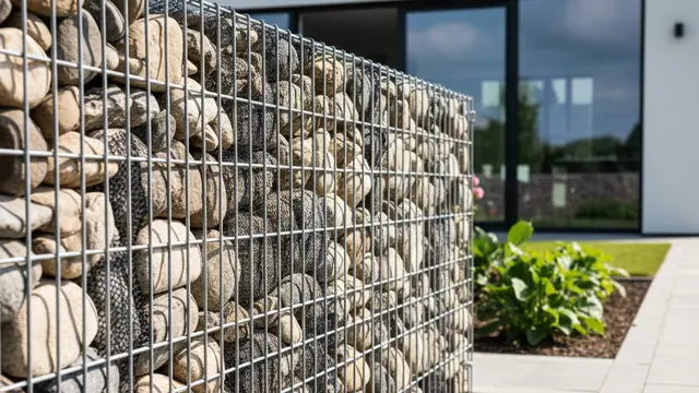 Pagar Gabion (Bronjong) dengan Filter Mesh (Gemini AI)