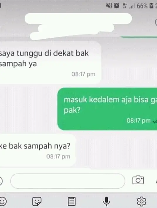 Bukan dong pak masa ke bak sampah... (Source: Instagram/@recehyu)