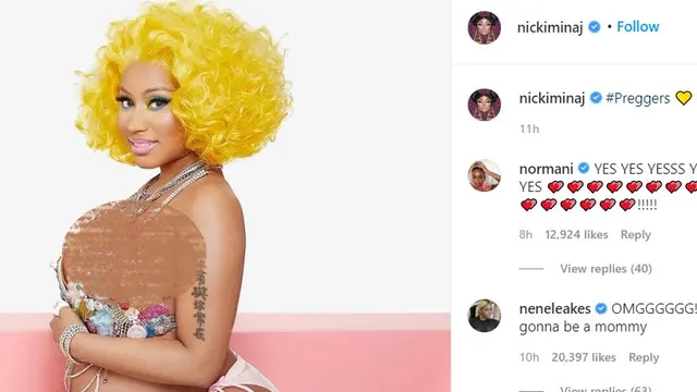 Unggahan Nicki Minaj (Instagram/ nickiminaj)