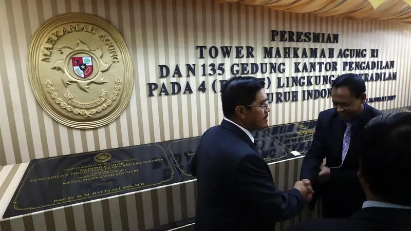 Peresmian gedung baru Mahkamah Agung