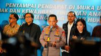 Kapolri Jenderal Listyo Sigit Prabowo bersama koalisi masyarakat sipil serta lembaga lainnya di PTIK, Jakarta Selatan, Senin (29/9/2025). (Dok. Istimewa)
