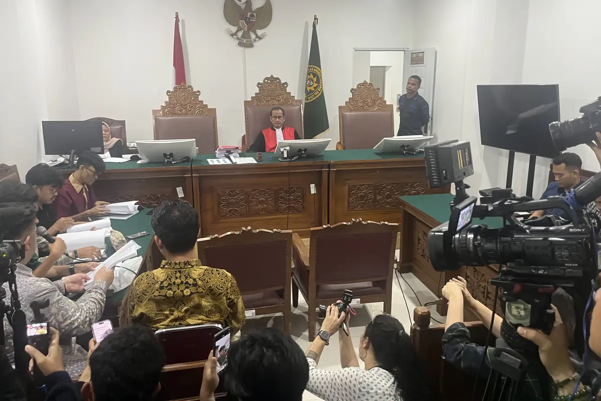 Sidang praperadilan kasus air keras Andrie Yunus di Pengadilan Negeri Jakarta Selatan, Selasa (26/5/2026) (Liputan6.com/Muhammad Radityo Priyasmoro)