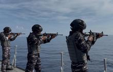 Latihan Menembak KRI Silas Papare-386 di Laut Natuna Utara Tingkatkan Kesiapsiagaan TNI AL