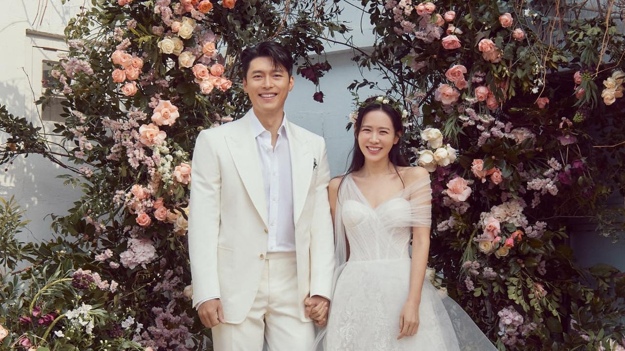 Foto pernikahan Hyun Bin - Son Ye Jin. (VAST Entertainment via Soompi)